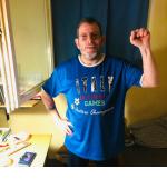 Andreas Krebs in his cell in Berlin Tegel prison January 2024.